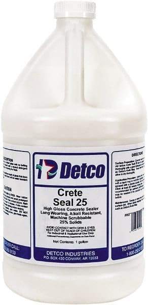 Detco - 1 Gal Bottle Glossy Clear Sealer - 400 Sq Ft/Gal Coverage, <100 g/L g/L VOC Content - Benchmark Tooling