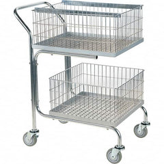 Vestil - 600 Lb Capacity, 18" Wide x 29" Long x 39" High Cart - Steel - Benchmark Tooling