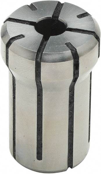 Parlec - 5/32 Inch, Series DA200 Double Angle Coolant Collet - 1-3/16 Inch Overall Length, 0.539 Inch Overall Diameter, 0.0004 Inch TIR 600 PSI - Exact Industrial Supply