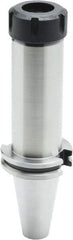 Parlec - 2mm to 20mm Capacity, 4" Projection, CAT40 Taper Shank, ER32 Collet Chuck - 6.69" OAL - Exact Industrial Supply