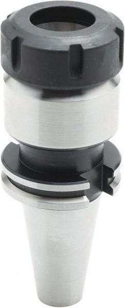 Parlec - 3mm to 30mm Capacity, 4" Projection, CAT40 Taper Shank, ER40 Collet Chuck - 6.69" OAL - Exact Industrial Supply