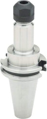 Parlec - 0.5mm to 10mm Capacity, 5.22" Projection, CAT40 Taper Shank, ER16 Collet Chuck - 7.91" OAL - Exact Industrial Supply
