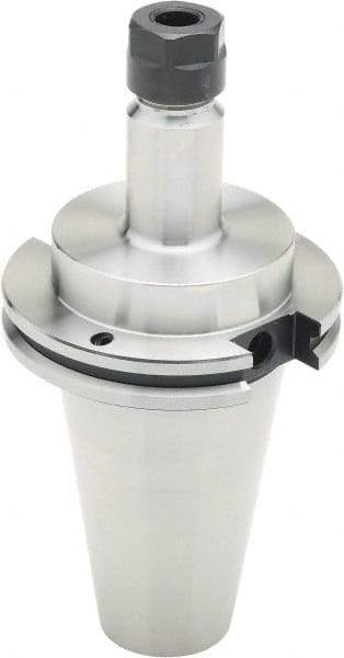 Parlec - 0.5mm to 10mm Capacity, 4.12" Projection, CAT50 Taper Shank, ER16 Collet Chuck - 8.12" OAL - Exact Industrial Supply