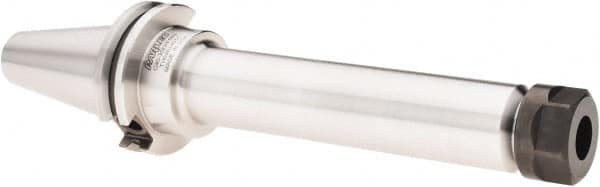 Parlec - 1mm to 13mm Capacity, 8" Projection, CAT40 Taper Shank, ER20 Collet Chuck - 10.69" OAL - Exact Industrial Supply