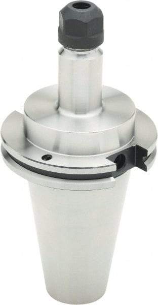 Parlec - 0.5mm to 10mm Capacity, 4.22" Projection, CAT50 Taper Shank, ER16 Collet Chuck - 8.22" OAL - Exact Industrial Supply