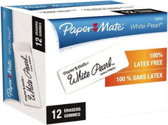 Paper Mate - Rectangle Rubber Eraser - White - Benchmark Tooling