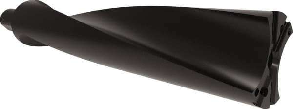 Allied Machine and Engineering - Series APX 95, 5xD, 50mm Shank Diam, Drill Body - 566.2mm Drill Body Length to Flange, W9505H Toolholder, 646.2mm OAL, 566.2mm Drill Body Length, Weldon Flat Shank, Through Coolant - Benchmark Tooling