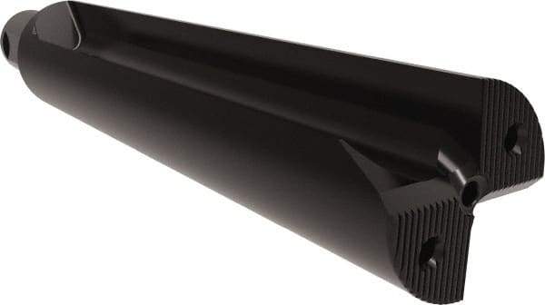 Allied Machine and Engineering - 228mm Max Drill Depth, 4.5xD, 1.8752" Diam, Indexable Insert Drill - 4 Inserts, 40mm Shank Diam, Straight Shank - Benchmark Tooling