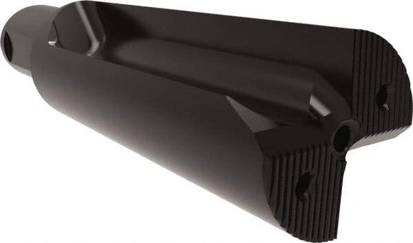 Allied Machine and Engineering - 140mm Max Drill Depth, 2.2xD, 2.2" Diam, Indexable Insert Drill - 4 Inserts, 40mm Shank Diam, Straight Shank - Benchmark Tooling