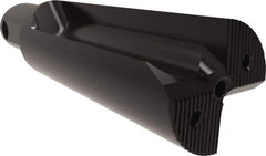 Allied Machine and Engineering - 140mm Max Drill Depth, 2.2xD, 2.2" Diam, Indexable Insert Drill - 4 Inserts, 40mm Shank Diam, Straight Shank - Benchmark Tooling