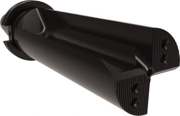 Allied Machine and Engineering - 8-1/2" Max Drill Depth, 2.5xD, 3.2" Diam, Indexable Insert Drill - 3 Inserts, CAT50 Taper Shank - Benchmark Tooling