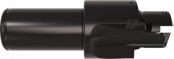 Allied Machine and Engineering - ISO 11926-1, MS 16142, SAE J1926-1 Standard, 1-3/16-12, 14 Tube Dash Number, 15° Porting Angle, 1.102" Pilot Diam, 1-1/4" Shank Diam, Indexable Spade Blade Insert Porting Tool - 2 Porting Inserts, 5.171" Overall Length - Benchmark Tooling