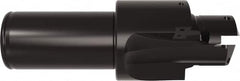 Allied Machine and Engineering - ISO 11926-1, MS 16142, SAE J1926-1 Standard, 1-3/16-12, 14 Tube Dash Number, 15° Porting Angle, 1.102" Pilot Diam, 1-1/4" Shank Diam, Indexable Spade Blade Insert Porting Tool - 2 Porting Inserts, 5.171" Overall Length - Benchmark Tooling