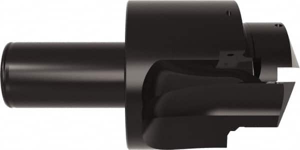 Allied Machine and Engineering - AND10050, MS 33649, SAE AS5202 Standard, 2-1/2-12, 32 Tube Dash Number, 60° Porting Angle, 2.524" Pilot Diam, 1-1/2" Shank Diam, Indexable Spade Blade Insert Porting Tool - 2 Porting Inserts, 6-3/8" Overall Length - Benchmark Tooling