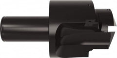Allied Machine and Engineering - AND10050, MS 33649, SAE AS5202 Standard, 2-1/2-12, 32 Tube Dash Number, 60° Porting Angle, 2.524" Pilot Diam, 1-1/2" Shank Diam, Indexable Spade Blade Insert Porting Tool - 2 Porting Inserts, 6-3/8" Overall Length - Benchmark Tooling