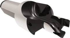 Allied Machine and Engineering - 11 to 11.99mm Diam, Straight Shank, 15.88mm Body Shank Diam, Combo Chamfer and Countersink Drill - TCMT 110204 Insert, 90.09mm OAL - Benchmark Tooling