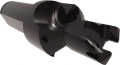 Allied Machine and Engineering - 13 to 14mm Diam, Straight Shank, 19.05mm Body Shank Diam, Combo Chamfer and Countersink Drill - TCMT 110204 Insert, 94.46mm OAL - Benchmark Tooling