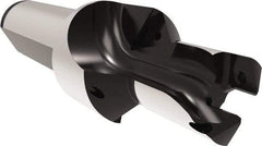 Allied Machine and Engineering - 15 to 15.99mm Diam, Straight Shank, 19.05mm Body Shank Diam, Combo Chamfer and Countersink Drill - TCMT 110204 Insert, 95.65mm OAL - Benchmark Tooling