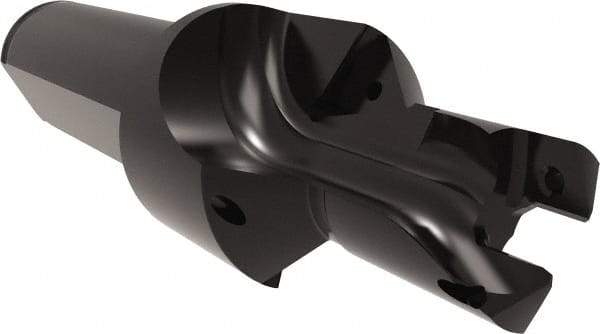 Allied Machine and Engineering - 14 to 15mm Diam, Straight Shank, 19.05mm Body Shank Diam, Combo Chamfer and Countersink Drill - TCMT 110204 Insert, 96.04mm OAL - Benchmark Tooling