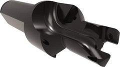Allied Machine and Engineering - 14 to 15mm Diam, Straight Shank, 19.05mm Body Shank Diam, Combo Chamfer and Countersink Drill - TCMT 110204 Insert, 96.04mm OAL - Benchmark Tooling
