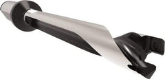 Allied Machine and Engineering - Series 11, 11 to 11.99mm Diam, 16mm Diam Straight Shank with Flange, Straight Flute Spade Drill - 83.9mm Max Depth, 110.6mm Body Length, 158.6mm OAL, Standard Length, Through Coolant - Benchmark Tooling