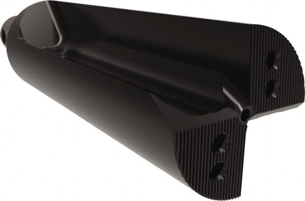 Allied Machine and Engineering - 254mm Max Drill Depth, 2.5xD, 3.8" Diam, Indexable Insert Drill - 8 Inserts, 50mm Shank Diam, Straight Shank - Benchmark Tooling