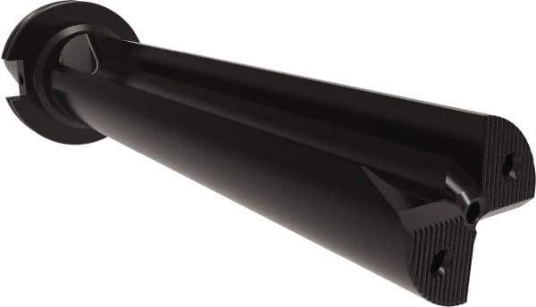 Allied Machine and Engineering - 11-3/4" Max Drill Depth, 4.5xD, 61mm Diam, Indexable Insert Drill - 2 Inserts, CAT50 Taper Shank - Benchmark Tooling
