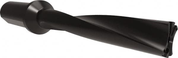 Allied Machine and Engineering - Series APX 38, 5xD, 50mm Shank Diam, Drill Body - 284.5mm Drill Body Length to Flange, W3805H Toolholder, 364.5mm OAL, 284.5mm Drill Body Length, Weldon Flat Shank, Through Coolant - Benchmark Tooling