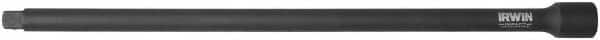 Irwin - 3/8" Drive Standard Socket Extension - 12" OAL, Black Oxide Finish - Benchmark Tooling