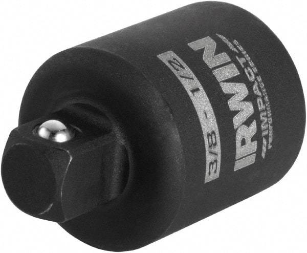 Irwin - 3/8 Male 1/2 Female Impact Drive Adapter - 1" OAL - Benchmark Tooling