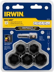 Irwin - 6 Piece Bolt Extractor Set - Clam Shell - Benchmark Tooling