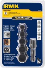 Irwin - 6 Piece Bolt Extractor Set - Clam Shell - Benchmark Tooling