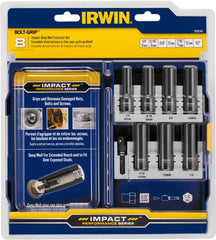 Irwin - 8 Piece Bolt Extractor Set - Plastic Case - Benchmark Tooling