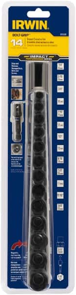 Irwin - 14 Piece Bolt Extractor Set - Magnetic Rail - Benchmark Tooling