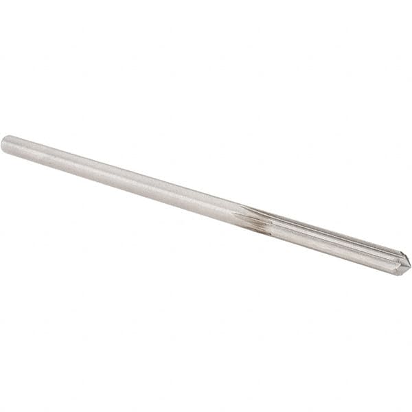 Alvord Polk - 0.1865" Cobalt 6 Flute Chucking Reamer - Straight Flute, 0.1805" Straight Shank, 1-1/8" Flute Length, 4-1/2" OAL - Benchmark Tooling