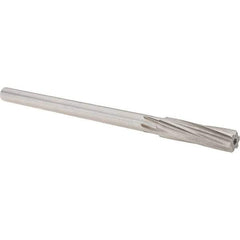 Alvord Polk - 13mm High Speed Steel 6 Flute Chucking Reamer - Spiral Flute, 0.4355" Straight Shank, 2" Flute Length, 8" OAL - Benchmark Tooling