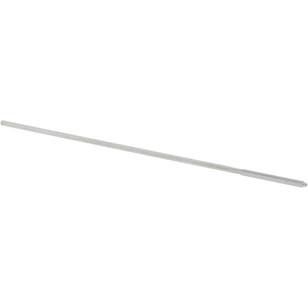 Alvord Polk - 0.045" High Speed Steel 4 Flute Chucking Reamer - Straight Flute, 0.039" Straight Shank, 1/2" Flute Length, 2-1/2" OAL - Benchmark Tooling