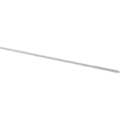 Alvord Polk - 0.045" High Speed Steel 4 Flute Chucking Reamer - Straight Flute, 0.039" Straight Shank, 1/2" Flute Length, 2-1/2" OAL - Benchmark Tooling