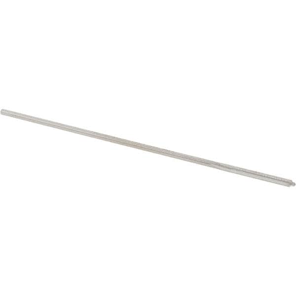 Alvord Polk - 0.0475" High Speed Steel 4 Flute Chucking Reamer - Straight Flute, 0.0455" Straight Shank, 1/2" Flute Length, 2-1/2" OAL - Benchmark Tooling