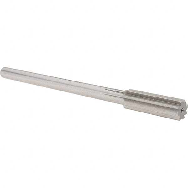 Alvord Polk - 0.612" High Speed Steel 8 Flute Chucking Reamer - Straight Flute, Straight Shank - Benchmark Tooling