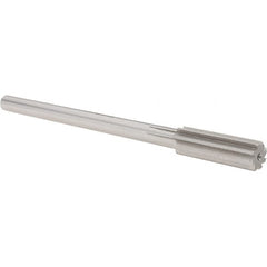 Alvord Polk - 0.612" High Speed Steel 8 Flute Chucking Reamer - Straight Flute, Straight Shank - Benchmark Tooling