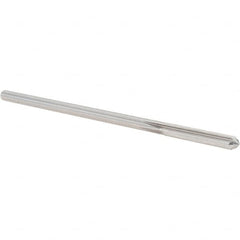 Alvord Polk - 0.183" High Speed Steel 6 Flute Chucking Reamer - Straight Flute, 0.1755" Straight Shank, 1-1/8" Flute Length, 4-1/2" OAL - Benchmark Tooling