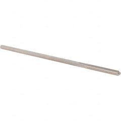 Alvord Polk - 0.1355" High Speed Steel 4 Flute Chucking Reamer - Straight Flute, 0.1275" Straight Shank, 1" Flute Length, 4" OAL - Benchmark Tooling