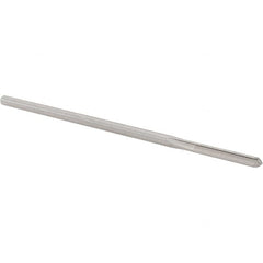 Alvord Polk - 0.1465" High Speed Steel 4 Flute Chucking Reamer - Straight Flute, 0.143" Straight Shank, 1" Flute Length, 4" OAL - Benchmark Tooling