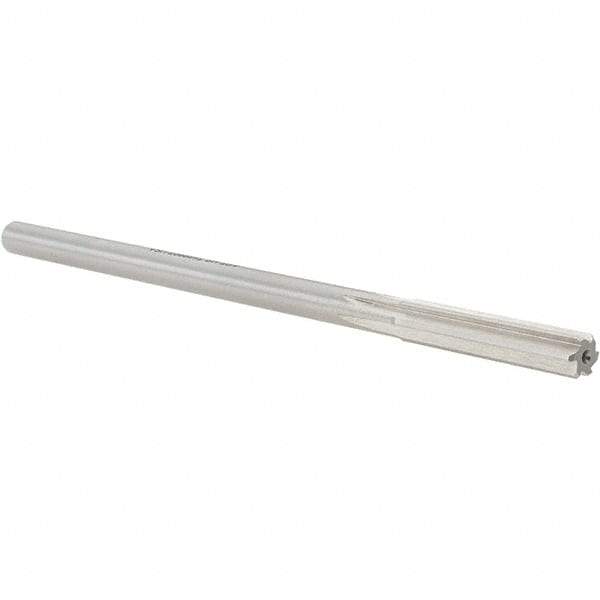Alvord Polk - 0.308" High Speed Steel 6 Flute Chucking Reamer - Straight Flute, 0.2792" Straight Shank, 1-1/2" Flute Length, 6" OAL - Benchmark Tooling