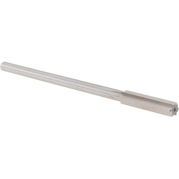 Alvord Polk - 13/32" High Speed Steel 6 Flute Chucking Reamer - Straight Flute, 0.3105" Straight Shank, 1-3/4" Flute Length, 7" OAL - Benchmark Tooling