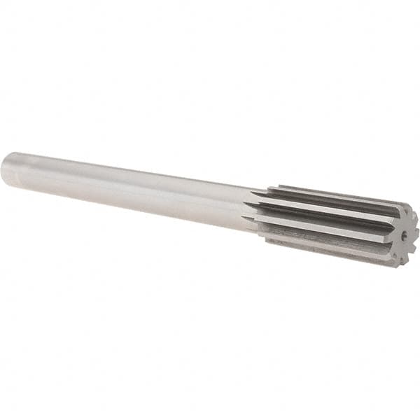Alvord Polk - 29mm High Speed Steel 10 Flute Chucking Reamer - Straight Flute, Straight Shank - Benchmark Tooling