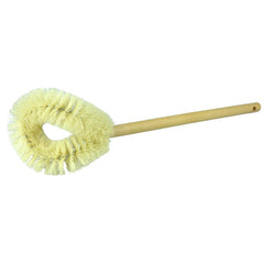 Toilet Bowl Brush, Professional, White Tampico Fill, Hardwood Handle - Benchmark Tooling
