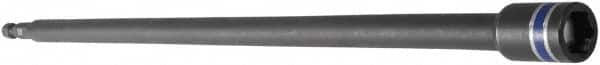 Irwin - 3/8" Magnetic Nutsetter - 1/4" Hex Drive, 12" OAL, 9/16" Socket Nose Diam - Benchmark Tooling