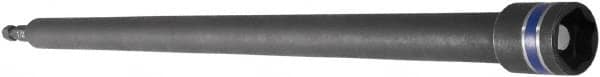 Irwin - 1/2" Magnetic Nutsetter - 1/4" Hex Drive, 12" OAL, 3/4" Socket Nose Diam - Benchmark Tooling